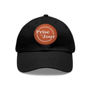 Dad Hat with Leather Patch | Prise du Jour